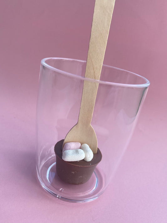 Hot Chocolate Spoon. Hot Chocolate Bomb. Hot Chocolate. Handmade Chocolate NZ.  Hot Milk Stirrer. Hot Milk Tumbler. Hot Drink
